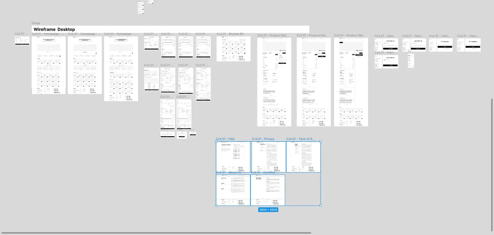 desktop version of the platfrom.